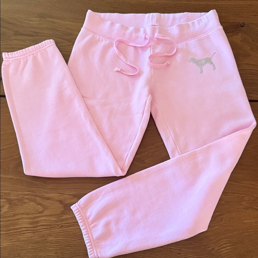 PINK Victoria's Secret Light Pink Joggers